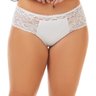 Calcinha com Renda e Lateral Larga Pós-parto Plus Size Mondress