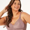 Sutiã Amamentação Todo de Renda Plus Size Mondress